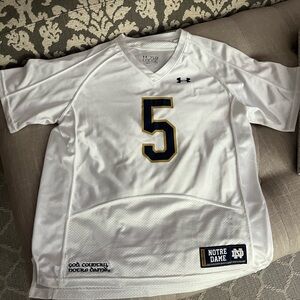 Under Armour White Notre Dame football Jersey